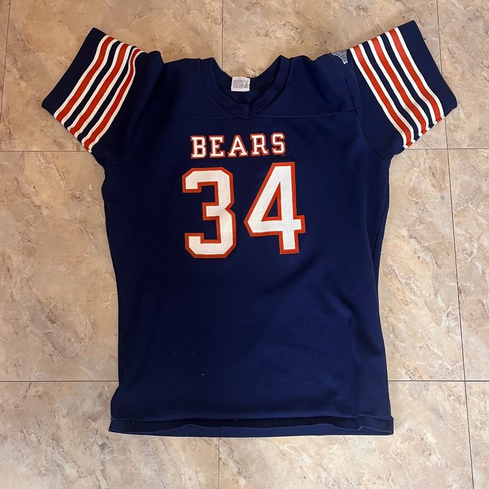 Vintage Rawlings Walter Payton Football Jersey Chicago Bears Medium 89’s